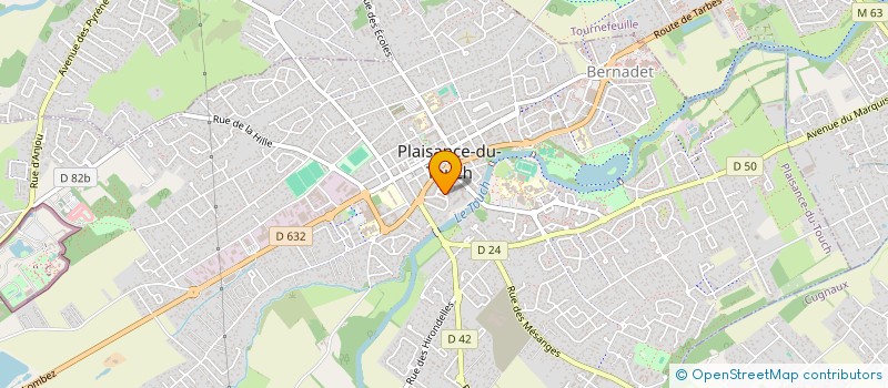 localisation de l'entreprise 3V2M à PLAISANCE-DU-TOUCH