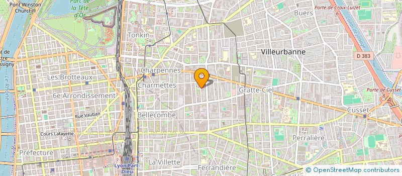 localisation de l'entreprise 3VIKINGS  VILLEURBANNE