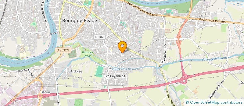 localisation de l'entreprise 3VIMMO  BOURG-DE-PEAGE