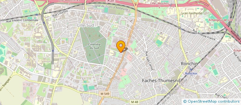 localisation de l'entreprise 3VP à LILLE
