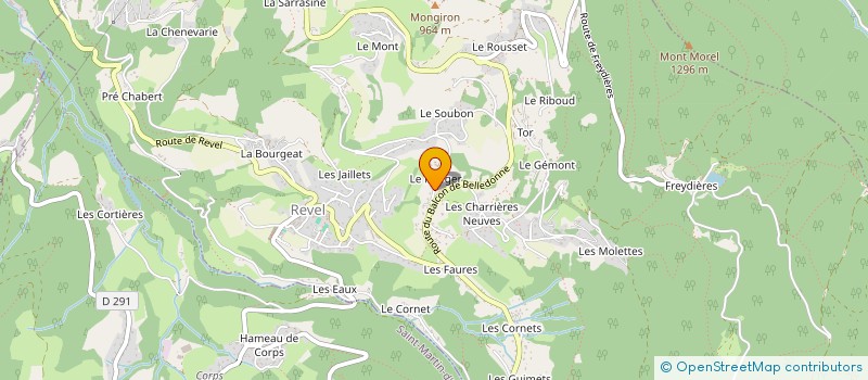 localisation de l'entreprise 3W FACTORY à REVEL