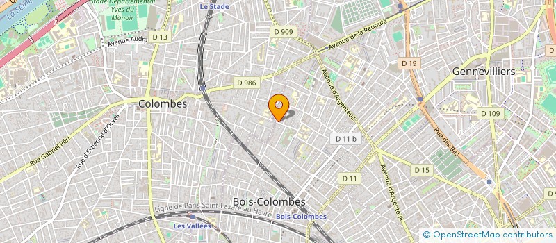localisation de l'entreprise 3WIMEDIA à BOIS COLOMBES
