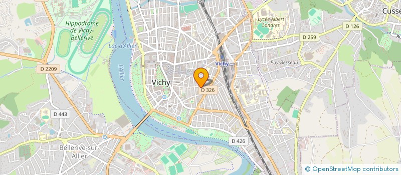 localisation de l'entreprise 3WINS LAB à VICHY