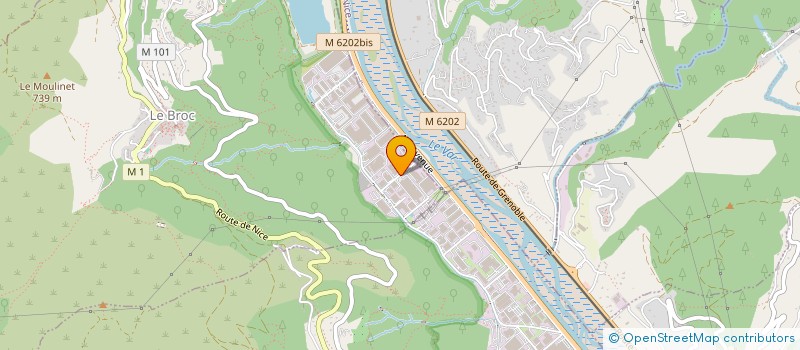 localisation de l'entreprise 3X ENGINEERING SAS  LE BROC