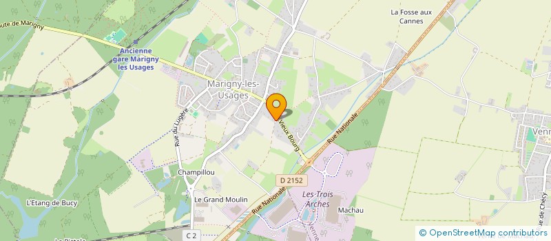 localisation de l'entreprise 3X4 à MARIGNY-LES-USAGES