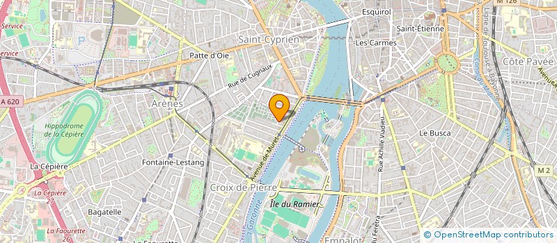 localisation de l'entreprise 3XA  TOULOUSE