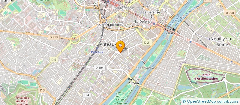 localisation de l'entreprise 3XE CONSULTING  PUTEAUX