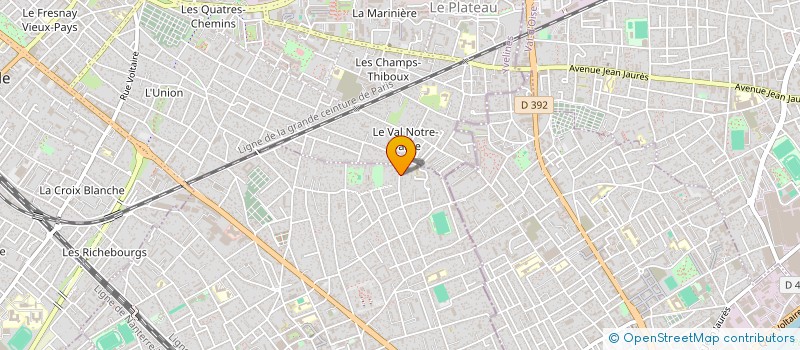 localisation de l'entreprise 3Y  HOUILLES