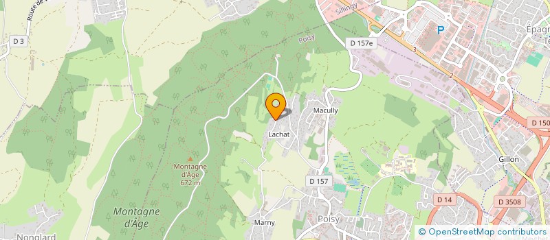 localisation de l'entreprise 3Z IMMO  EPAGNY METZ-TESSY