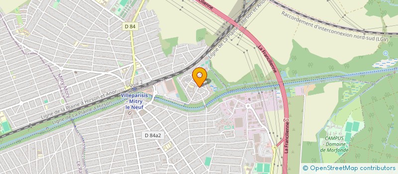 localisation de l'entreprise 3Z PIZZA  VILLEPARISIS