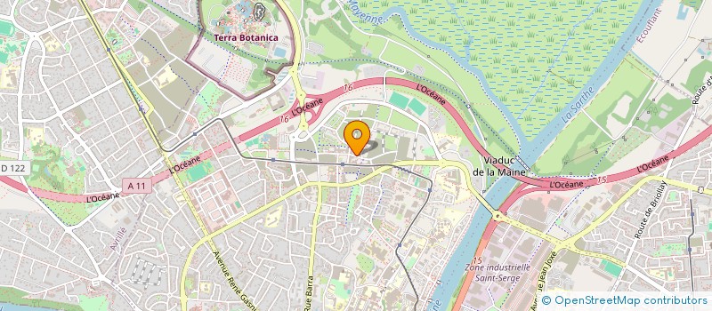 localisation de l'entreprise 4-3-3 SPORTS CONSEIL à ANGERS