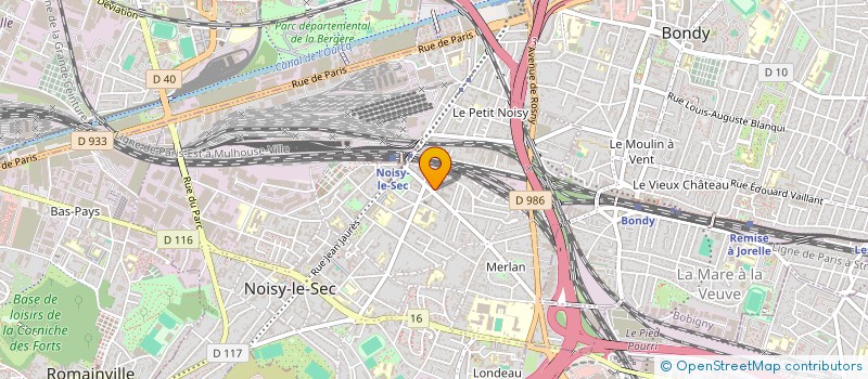 localisation de l'entreprise 4 5 8 à NOISY-LE-SEC