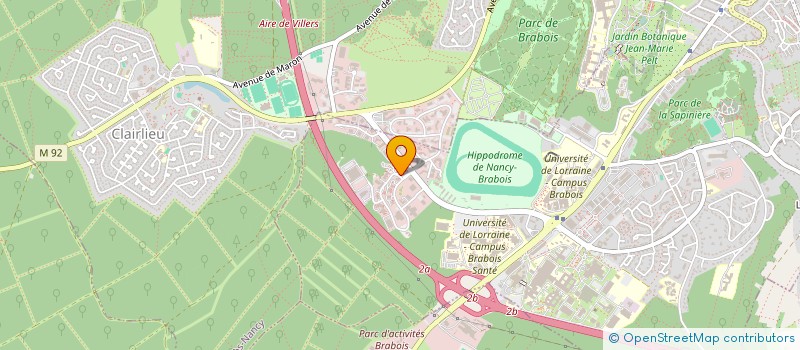 localisation de l'entreprise 4 A à VANDŒUVRE-LES-NANCY