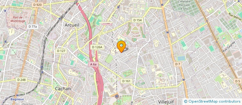 localisation de l'entreprise 4 A à VILLEJUIF