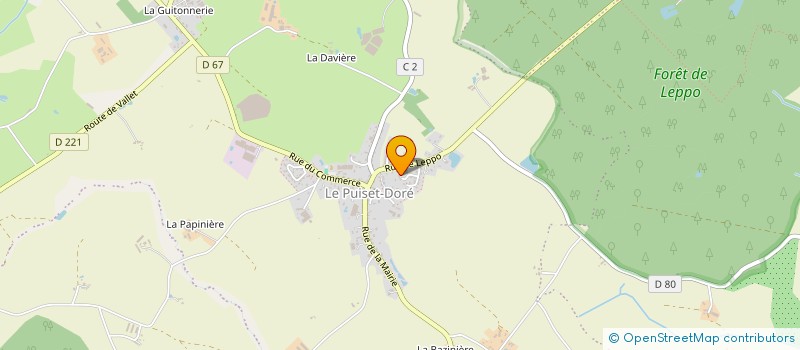 localisation de l'entreprise 4.A.E.T.  MAUGES-SUR-LOIRE