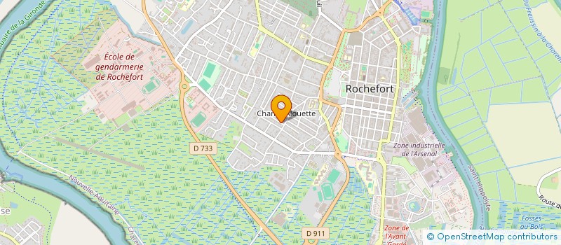 localisation de l'entreprise 4 A L'OUEST  ROCHEFORT