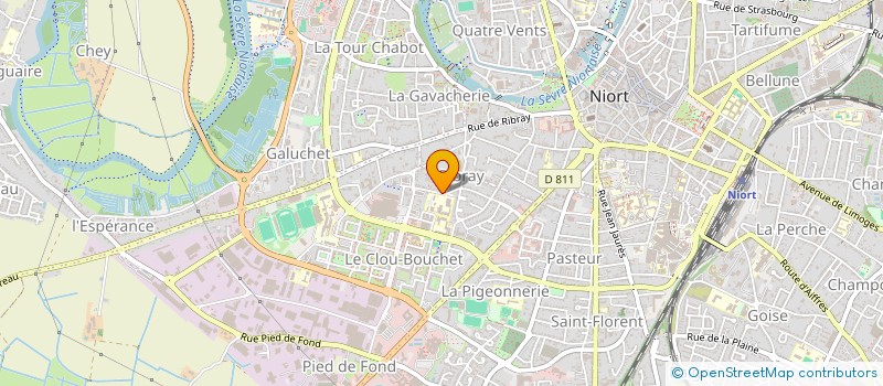 localisation de l'entreprise 4 A M G à NIORT