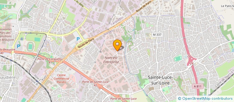 localisation de l'entreprise 4-ACTIV à NANTES