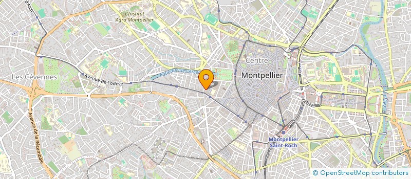 localisation de l'entreprise 4 AILES AU COEUR  MONTPELLIER