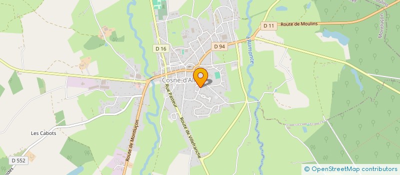 localisation de l'entreprise 4 AILES SOLIDAIRES à COSNE-D'ALLIER