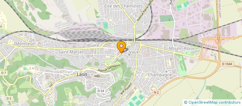 localisation de l'entreprise 4 AS IMMOBILIER à LAON