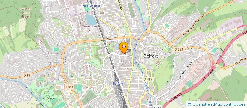 localisation de l'entreprise 4 AS RECORDS à BELFORT