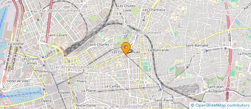 localisation de l'entreprise 4 AV MAL FOCH à MARSEILLE 4EME