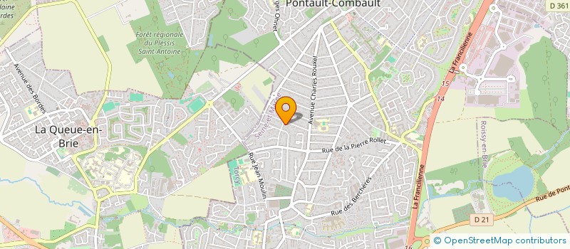 localisation de l'entreprise 4 AVENUE DES TULIPES à PONTAULT-COMBAULT