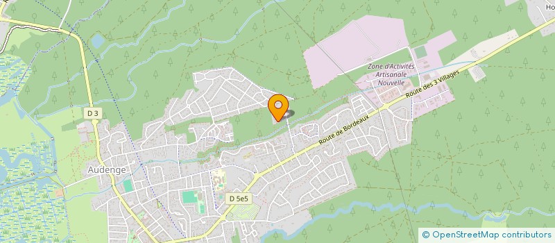 localisation de l'entreprise 4 B  AUDENGE