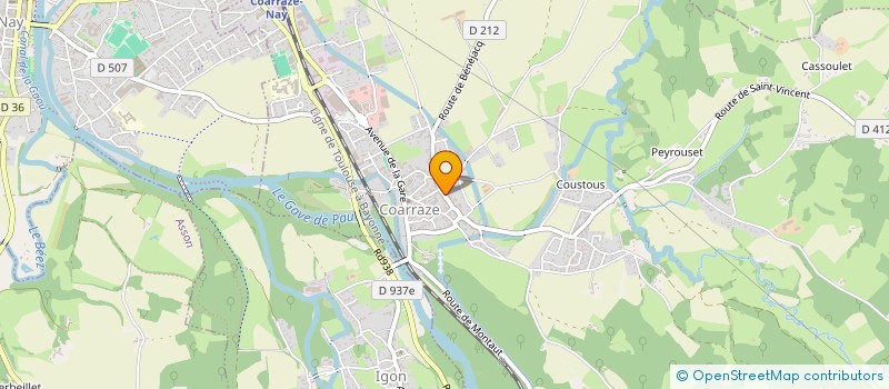 localisation de l'entreprise 4 B  COARRAZE