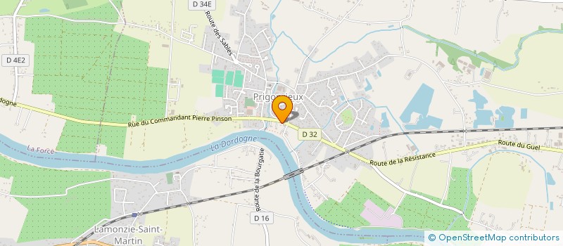 localisation de l'entreprise 4 BAUDINS  PRIGONRIEUX