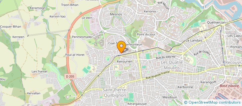 localisation de l'entreprise 4 BE  BREST