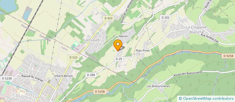 localisation de l'entreprise 4 BOUTS D'BOIS  LAISSAUD