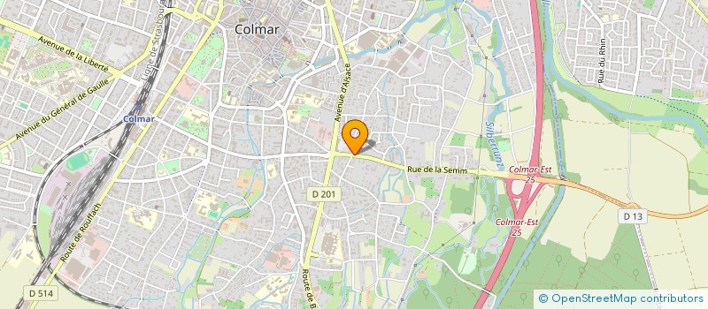 localisation de l'entreprise 4 C  COLMAR