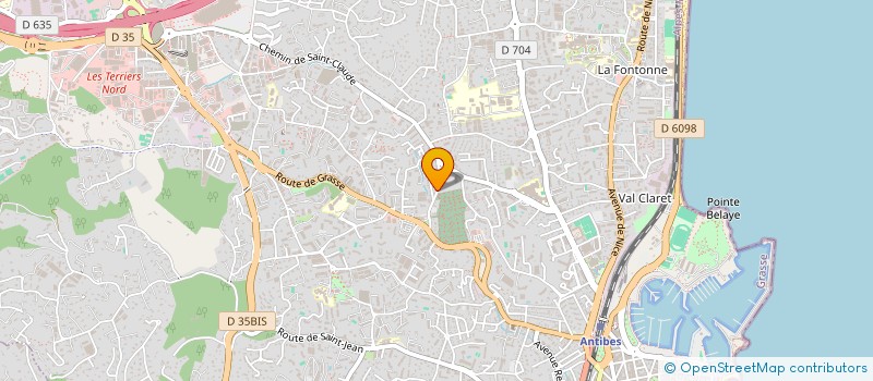localisation de l'entreprise 4 C à ANTIBES
