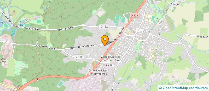 localisation de l'entreprise 4 C à CHANGE
