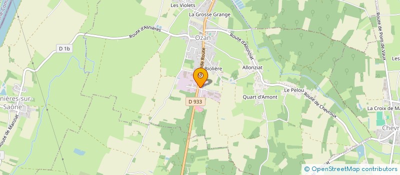 localisation de l'entreprise 4 C  OZAN