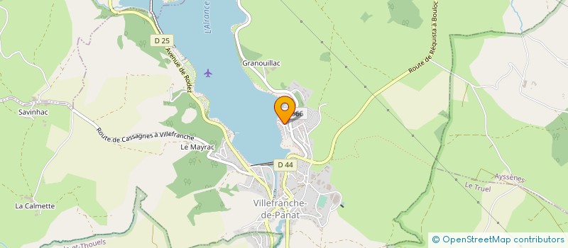 localisation de l'entreprise 4 C DUBARRY  VILLEFRANCHE-DE-PANAT