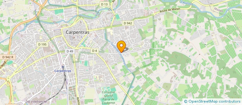 localisation de l'entreprise 4 CARRE  CARPENTRAS