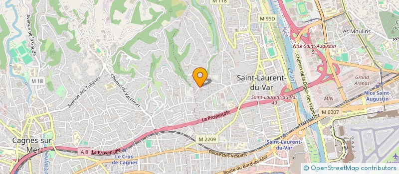localisation de l'entreprise 4 CAST à SAINT-LAURENT-DU-VAR