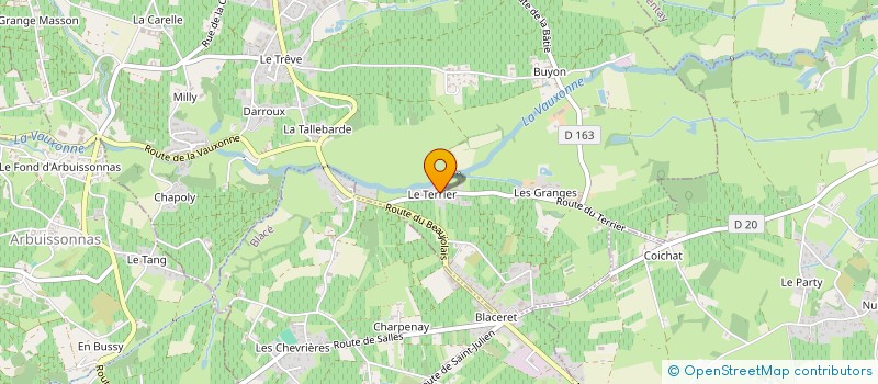 localisation de l'entreprise 4 CEDRES  SAINT-ETIENNE-DES-OULLIERES