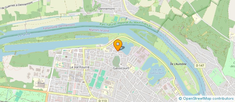 localisation de l'entreprise 4 CHEMINS TRAVEL  MANTES-LA-JOLIE