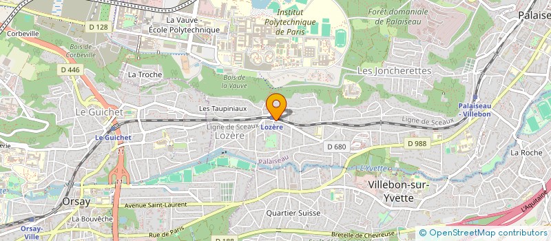 localisation de l'entreprise 4 CP à PALAISEAU