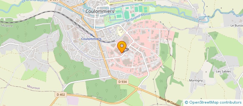 localisation de l'entreprise 4 CR COUL  COULOMMIERS