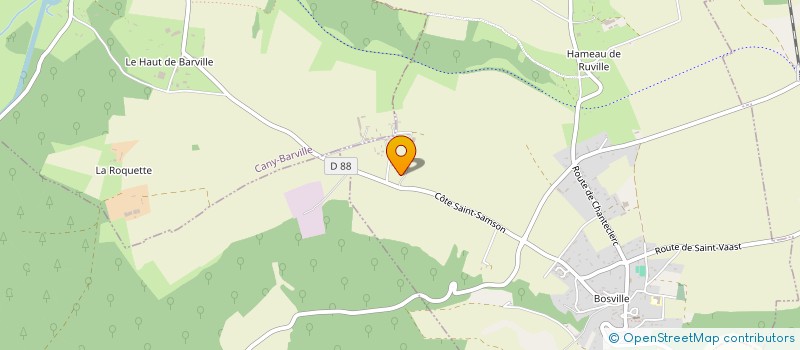 localisation de l'entreprise 4 CURS  BOSVILLE