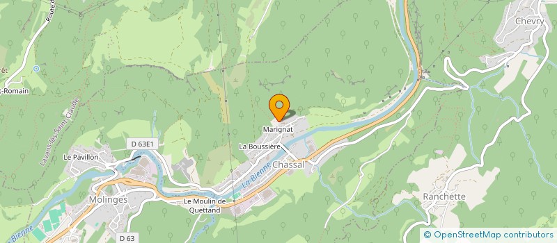 localisation de l'entreprise 4 D GRAVURE à VIRY