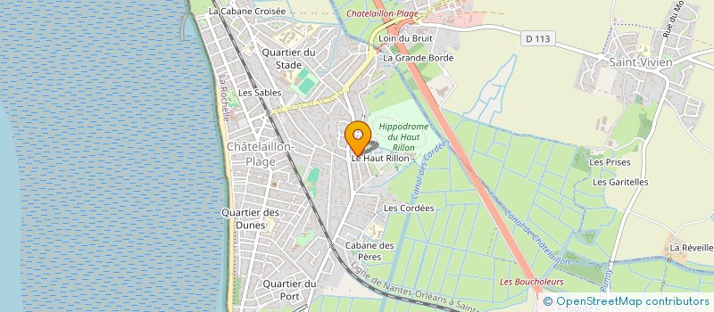 localisation de l'entreprise 4 D PRESTIGE à CHATELAILLON-PLAGE