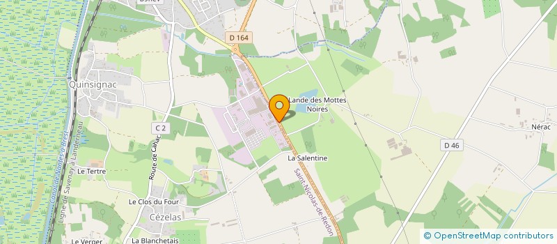 localisation de l'entreprise 4 D TECH INDUSTRIE OUEST à SAINT-NICOLAS-DE-REDON