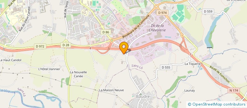 localisation de l'entreprise 4 DE TREFLE  SAINT-LO