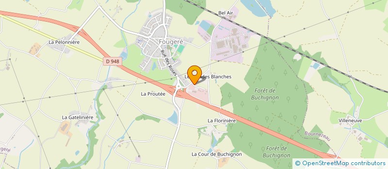 localisation de l'entreprise 4 DEGRES IIMMO  FOUGERE